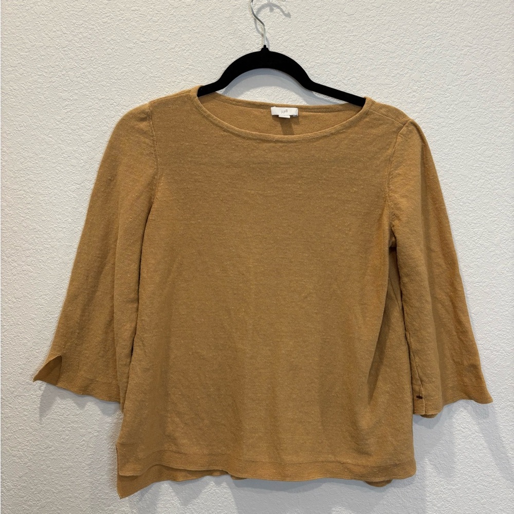 J. Jill Women's Camel Long Sleeve Top